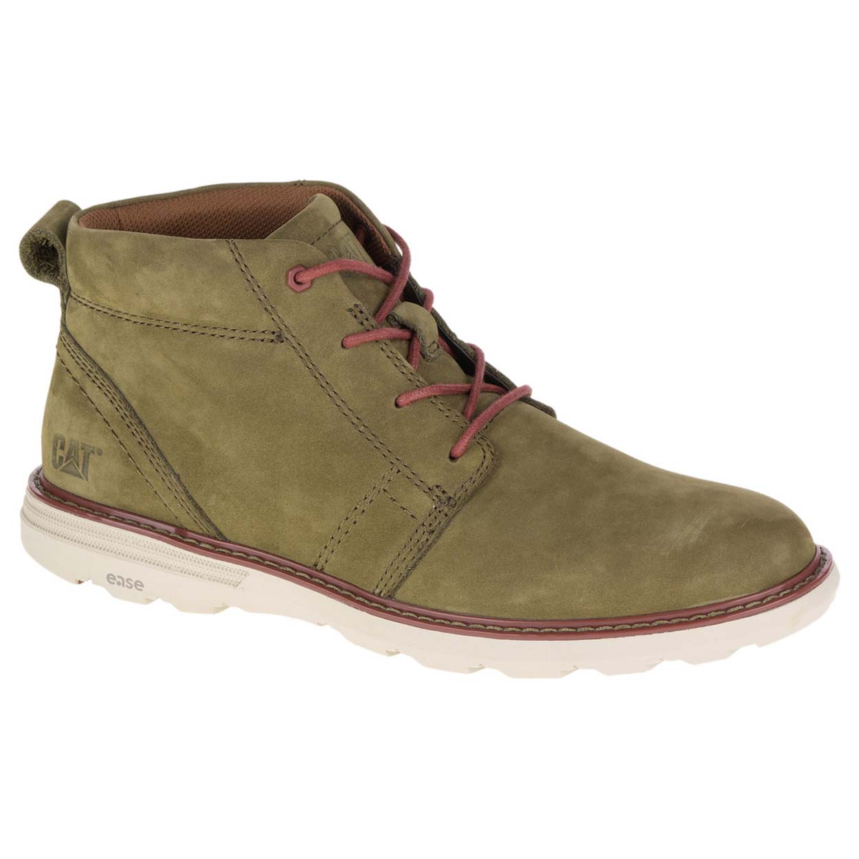 CAT FOOTWEAR TREY LEATHER BOOT DARK OLIVE
