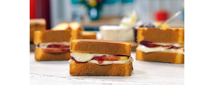 Apple, Brie, And Cranberry Dessert Grilled Cheese1