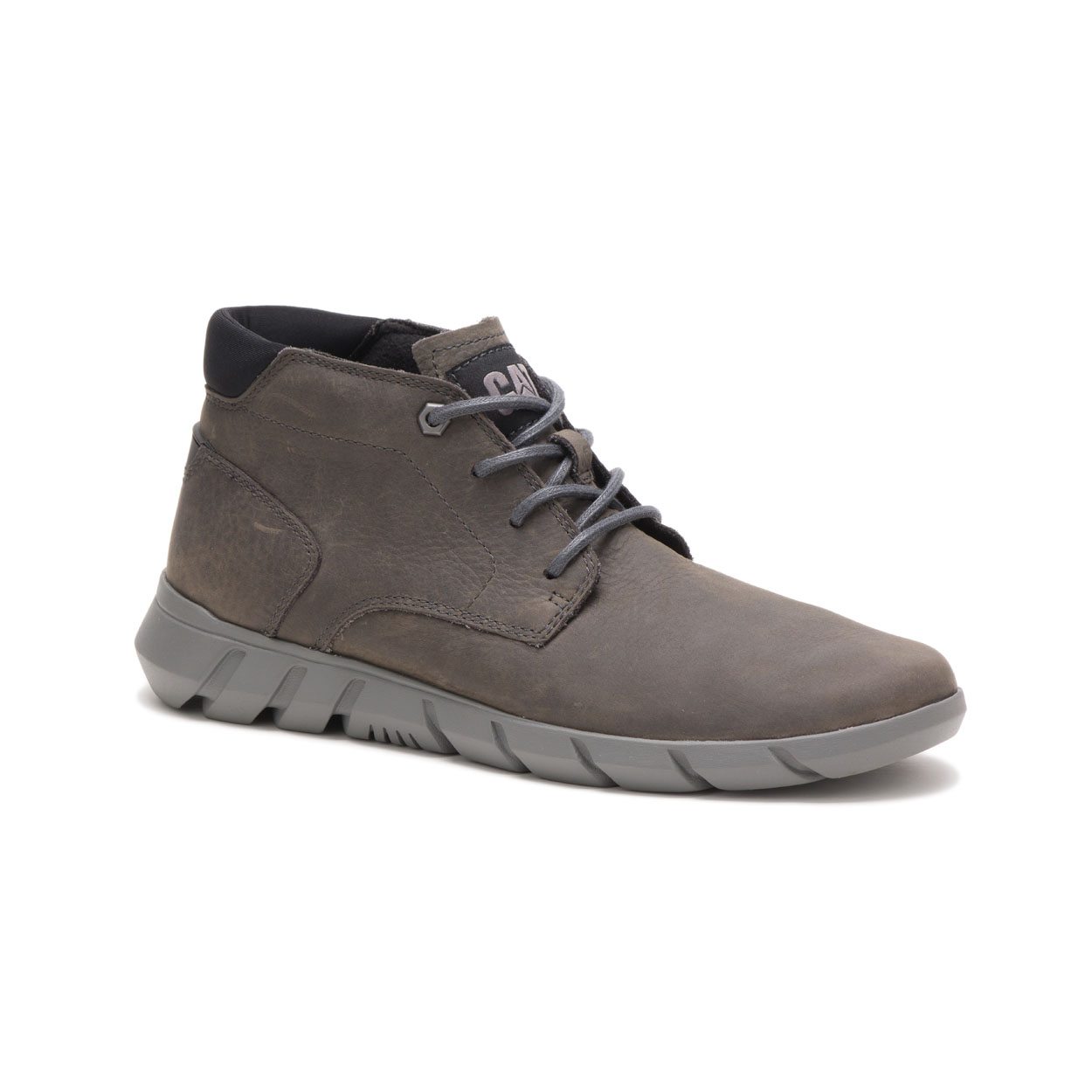 CAT FOOTWEAR MAINSTAY LEATHER BOOT PEWTER