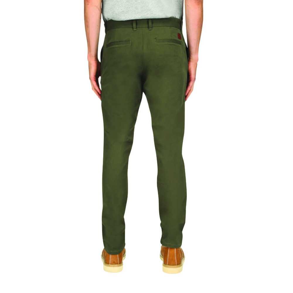 Slim stretch chino - Rifle green - Ca - pants - CAT Footwear