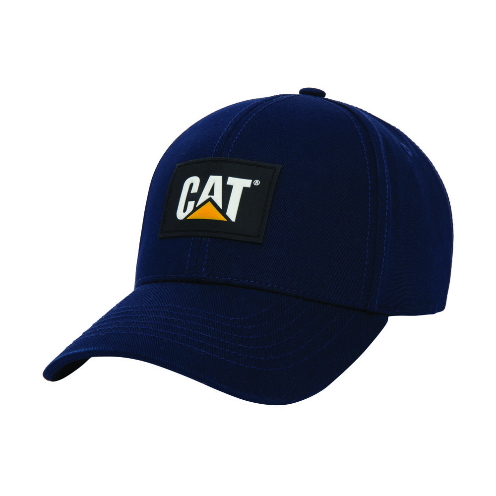 Cat logo silicone patch hat - Detroit blue - Ch - unit - CAT Footwear
