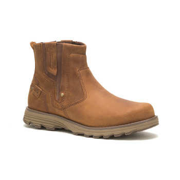 Trey 2.0 Cashew Mens Leather Shoe CAT Footwear