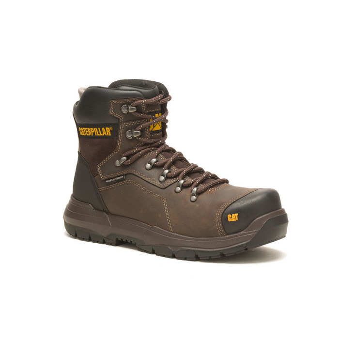 Caterpillar diagnostic steel toe waterproof boot discount