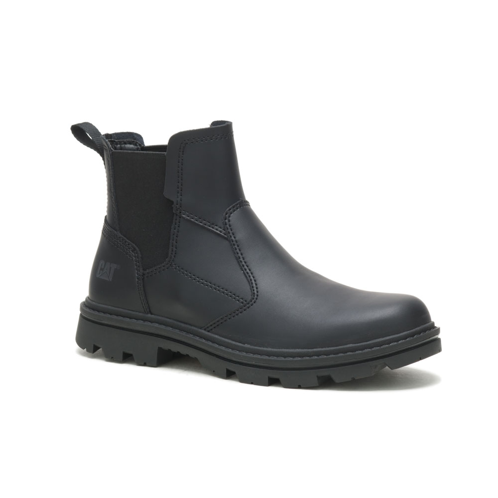 Practitioner Black Mens Chelsea Boot CAT Footwear